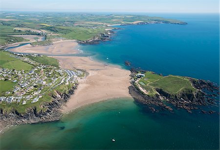 Burgh Island and Bigbury Bay, Devon, England, United Kingdom, Europe Stock Photo - Rights-Managed, Code: 841-07206607