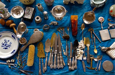 Brocante sale (bric a brac) held in a street market in Brussels, Belgium Stock Photo - Rights-Managed, Code: 841-07201640