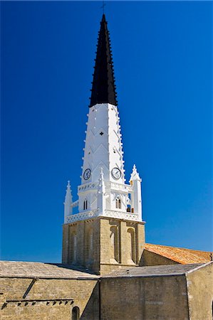 saint etienne - Church of Saint Etienne, Arls De Re, France Foto de stock - Con derechos protegidos, Código: 841-07201737