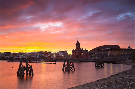 Cardiff Bay, Wales, United Kingdom, Europe Photographie de stock - Rights-Managed, Code: 841-07202157