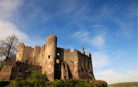 pembrokeshire - Laugharne Castle, Pembrokeshire, Wales, United Kingdom, Europe Fotografie stock - Rights-Managed, Codice: 841-07202279