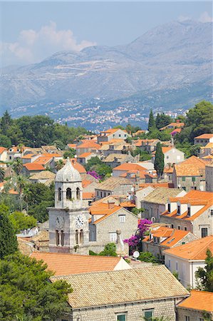simsearch:841-06502969,k - View of Old Town, Cavtat, Dubrovnik Riviera, Dalmatian Coast, Dalmatia, Croatia, Europe Photographie de stock - Rights-Managed, Code: 841-07202449