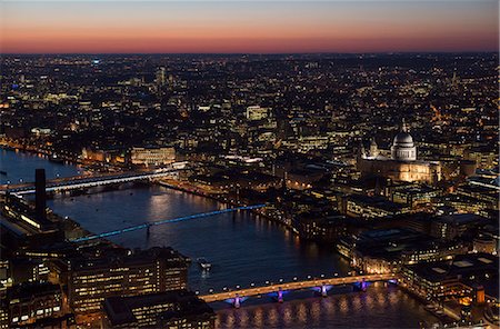 View from The Shard, London, England, United Kingdom, Europe Stock Photo - Rights-Managed, Code: 841-07202614