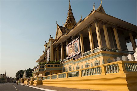 palacio de la ciudad - Royal Palace, Phnom Penh, Cambodia, Indochina, Southeast Asia, Asia Foto de stock - Con derechos protegidos, Código: 841-07202624