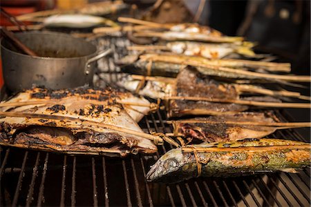 street food stall - BBQ Stalls at Crab Market, Kep, Kep Province, Cambodia, Indochina, Southeast Asia, Asia Stock Photo - Rights-Managed, Code: 841-07202626