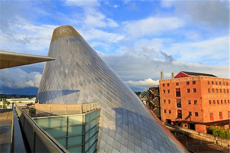 Museum of Glass, Tacoma, Washington State, United States of America, North America Foto de stock - Con derechos protegidos, Código: 841-07355104