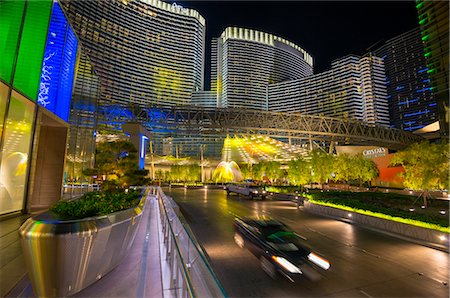 Aria Resort and Casino, CityCenter, The Strip, Las Vegas, Nevada, United States of America, North America Photographie de stock - Rights-Managed, Code: 841-07355231