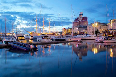 europe marina - School Ship in Harbour at dusk, Gothenburg, Sweden, Scandinavia, Europe Stock Photo - Rights-Managed, Code: 841-07355259