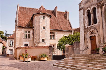 Maison de Jacques Coeur II, one of the oldest houses in Sancerre, Cher, Centre, France, Europe Foto de stock - Con derechos protegidos, Código: 841-07355292