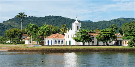 Nossa Senhora das Dores Chapel, Paraty, Rio de Janeiro state, Brazil, South America Photographie de stock - Rights-Managed, Code: 841-07457120