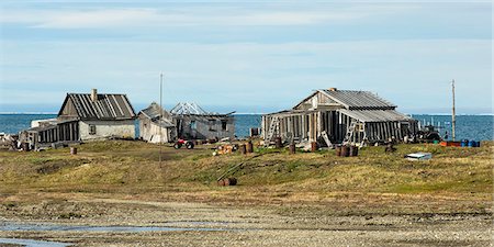 Doubtful Village, Wrangel Island, UNESCO World Heritage Site, Chuckchi Sea, Russian Far East, Russia, Europe Stock Photo - Rights-Managed, Code: 841-07457139