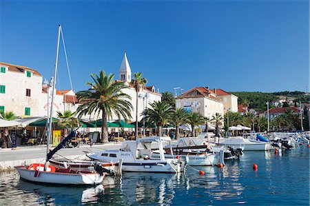 simsearch:841-07204662,k - Sailing boats in the harbour, Supertar, Brac Island, Dalmatia, Croatia, Europe Stock Photo - Rights-Managed, Code: 841-07457154