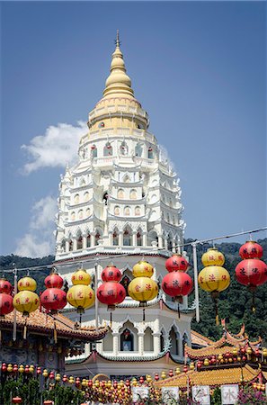 Kek Lok Si Temple during Chinese New Year period, Penang, Malaysia, Southeast Asia, Asia Photographie de stock - Rights-Managed, Code: 841-07457295