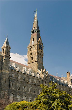 Georgetown University campus, Washington, D.C., United States of America, North America Foto de stock - Con derechos protegidos, Código: 841-07457528