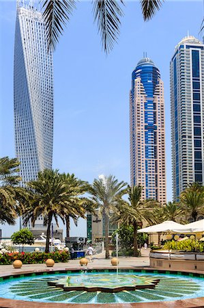 Dubai Marina, Dubai, United Arab Emirates, Middle East Foto de stock - Con derechos protegidos, Código: 841-07457581