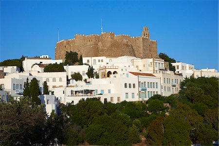 eastern orthodox - Agios Ioanis Theologos (Monastery of St. John the Theologian), UNESCO World Heritage Site, Patmos, Dodecanese, Greek Islands, Greece, Europe Photographie de stock - Rights-Managed, Code: 841-07457709