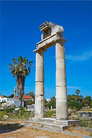Agora, Kos City, Kos, Dodecanese, Greek Islands, Greece, Europe Stockbilder - Lizenzpflichtiges, Bildnummer: 841-07457703