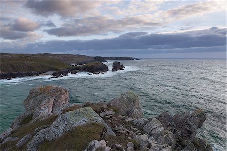 A September evening on the cliffs at Mangersta, Isle of Lewis, Outer Hebrides, Scotland, United Kingdom, Europe Photographie de stock - Rights-Managed, Code: 841-07457774