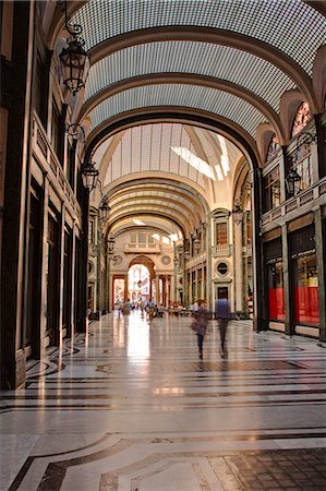 european shopping arcade - Galleria San Federico in central Turin, Piedmont, Italy, Europe Stock Photo - Rights-Managed, Code: 841-07457930