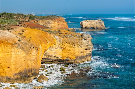 Bay of Islands rock formations along the Great Ocean Road, Victoria, Australia, Pacific Foto de stock - Con derechos protegidos, Código: 841-07524010