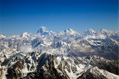 simsearch:841-07523464,k - Snow-covered peaks of Karokoram Mountains, Skardu Valley, North Pakistan Foto de stock - Con derechos protegidos, Código: 841-07523456