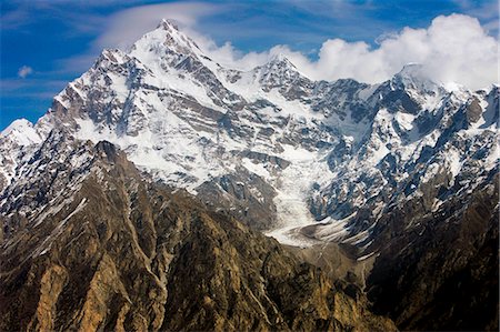 simsearch:696-03398004,k - Snow-covered peaks of Karokoram Mountains, Skardu Valley, North Pakistan Foto de stock - Direito Controlado, Número: 841-07523460