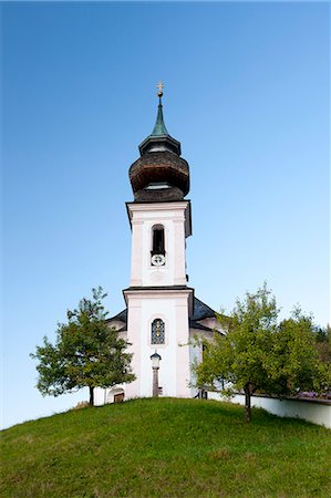 Wallfahrtskirche Maria Gern, traditional onion dome Roman Catholic church at Berchtesgaden in Bavaria, Germany Foto de stock - Con derechos protegidos, Código: 841-07540651