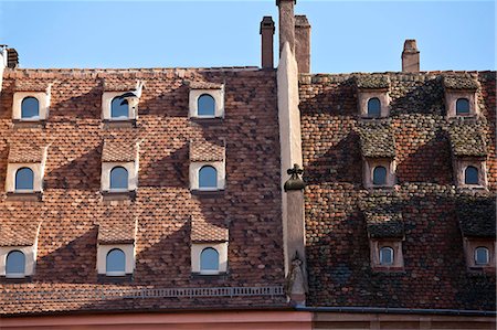 french culture - Traditional medieval architecture in Gutenberg Place in the old part of Strasbourg, Alsace, France Stock Photo - Rights-Managed, Code: 841-07540673