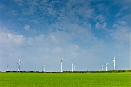 Wind turbines at Airtricity, Richfield Wind Farm at Kilmore, County Wexford, Southern Ireland Foto de stock - Direito Controlado, Número: 841-07540755