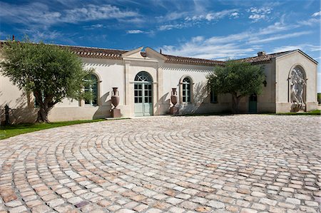 The famous Chateau Petrus wine estate at Pomerol in the Bordeaux region of France Stock Photo - Rights-Managed, Code: 841-07540864