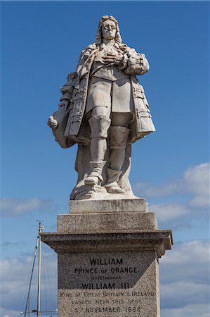 William III statue, Brixham, Devon, England, United Kingdom, Europe Photographie de stock - Rights-Managed, Code: 841-07540929