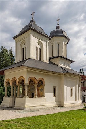 sinaia - Old church (Dormition of the Holy Virgin Mary), Sinaia Monastery, Wallachia, Romania, Europe Stock Photo - Rights-Managed, Code: 841-07540935