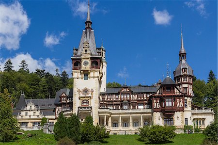 sinaia - Peles castle, Sinaia, Wallachia, Romania, Europe Stock Photo - Rights-Managed, Code: 841-07540936