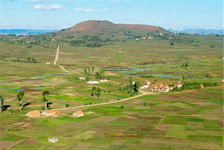 Traditional village on hill around Antsirabe, Madagascar, Africa Stock Photo - Rights-Managed, Code: 841-07540980