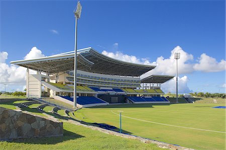 stadium not people - Sir Vivian Richards Stadium, All Saints Road, St. Johns, Antigua, Leeward Islands, West Indies, Caribbean, Central America Photographie de stock - Rights-Managed, Code: 841-07541145