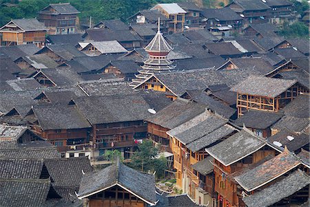 simsearch:841-07782074,k - Drum Tower at Rongjiang, Guizhou Province, China, Asia Stockbilder - Lizenzpflichtiges, Bildnummer: 841-07590082