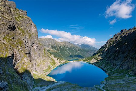 polen - Lake Morskie Oko (Eye of the Sea), Zakopane, Carpathian Mountains, Poland, Europe Stockbilder - Lizenzpflichtiges, Bildnummer: 841-07590095