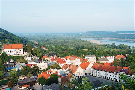 polen - Old town of Kazimierz Dolny, Poland, Europe Foto de stock - Con derechos protegidos, Código: 841-07590096