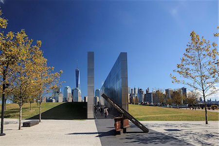 simsearch:841-02722874,k - Empty Sky is the official New Jersey September 11 memorial to the state's victims of the September 11 attacks on the USA, Jersey City, New Jersey, United States of America, North America Photographie de stock - Rights-Managed, Code: 841-07590117