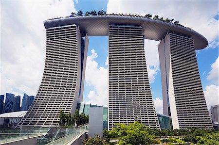 singapore not city - Marina Bay Sands Hotel, Singapore, Southeast Asia, Asia Foto de stock - Con derechos protegidos, Código: 841-07590113