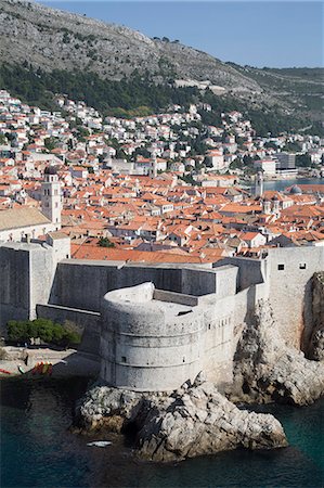 simsearch:841-07202483,k - Fort Bokar, the round structure in front, Old Town, UNESCO World Heritage Site, Dubrovnik, Croatia, Europe Stockbilder - Lizenzpflichtiges, Bildnummer: 841-07590390