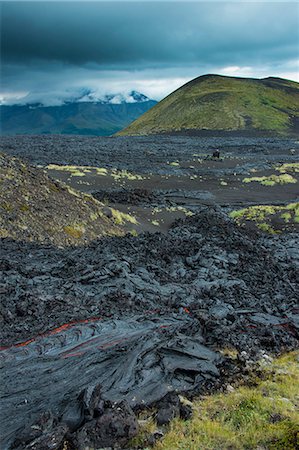 simsearch:841-07590431,k - Active lava stream, Tolbachik volcano, Kamchatka, Russia, Eurasia Stock Photo - Rights-Managed, Code: 841-07590444