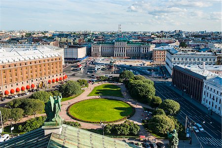 simsearch:841-07590464,k - View from St. Isaac's Cathedral, St. Petersburg, Russia, Europe Photographie de stock - Rights-Managed, Code: 841-07590464