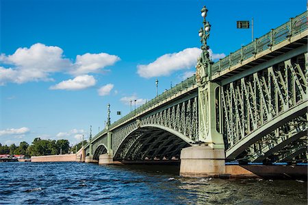 st petersburg, russia - Trinity Bridge, St. Petersburg, Russia, Europe Stock Photo - Rights-Managed, Code: 841-07590465