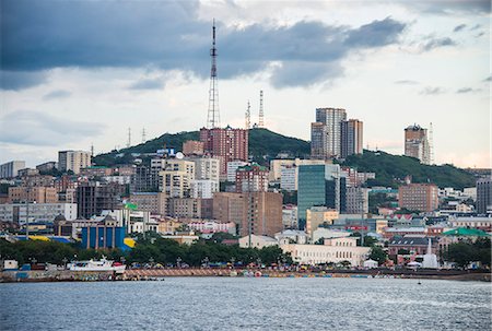 The skyline of Vladivostok, Russia, Eurasia Stock Photo - Rights-Managed, Code: 841-07590463