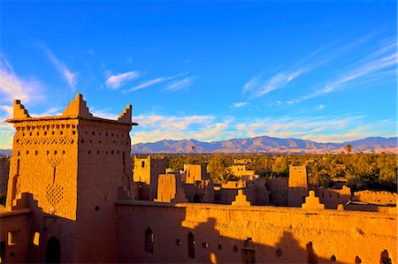 Kasbah Amerhidil, Skoura, Ouarzazate Region, Morocco, North Africa, Africa Photographie de stock - Rights-Managed, Code: 841-07653085
