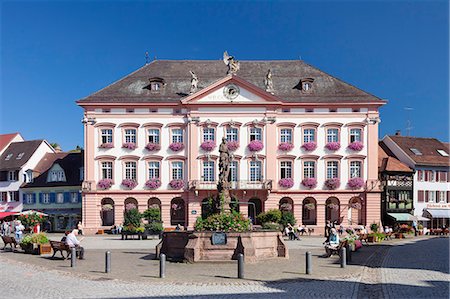 simsearch:841-07653140,k - Town Hall, Market Place, Gengenbach, Kinzigtal Valley, Black Forest, Baden Wurttemberg, Germany, Europe Stock Photo - Rights-Managed, Code: 841-07653146