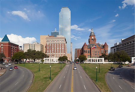 dallas texas - Grassy Knoll, site of Kennedy assassination, Dealey Plaza Historic District, West End, Dallas, Texas, United States of America, North America Stock Photo - Rights-Managed, Code: 841-07653322