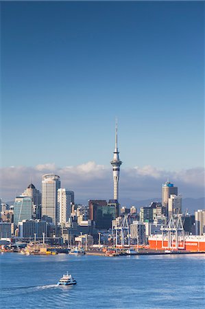 View of Auckland skyline, Auckland, North Island, New Zealand, Pacific Stock Photo - Rights-Managed, Code: 841-07653333