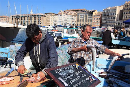 provence france market - Fish Market, Vieux Port (Old Port), Harbor, Marseille, Bouches du Rhone, Provence Alpes Cote d Azur, Provence, France, Europe Stock Photo - Rights-Managed, Code: 841-07653367